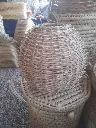 Luminaire en osier Boule L 150 drh.webp
