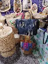 Sac avec mutiples franges en cuir 150 drh.webp