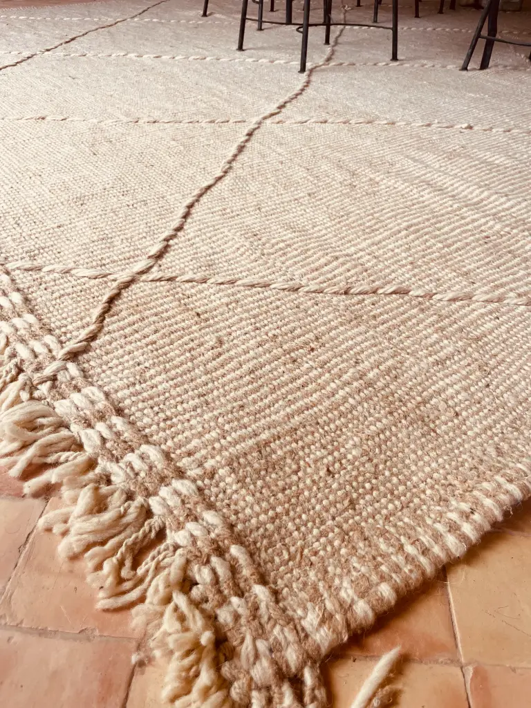 Tapis killim berbère beige  XL