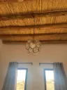 Luminaire boule transparante 