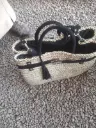 Sac à main en feuilles de palmier intérieur en tissu