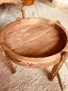 Table basse en bois ronde