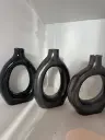 Poterie gris anthracite x3 (Taille S) 