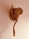 Animaux décoratifs en paille 